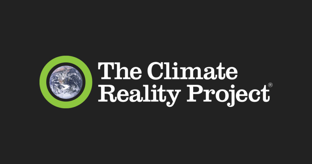 logo for the climate reality project